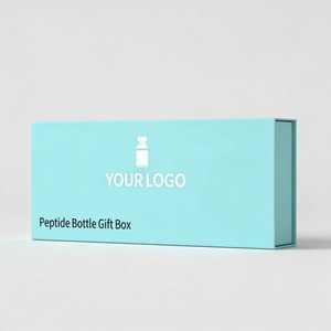 Luxury High Quality Flip Peptide Packaging <strong>Box</strong> Custom Design Small Bottle Packaging <strong>Box</strong> <strong>Empty</strong> Bottle Packaging <strong>Box</strong> With Foam - Product Image 2