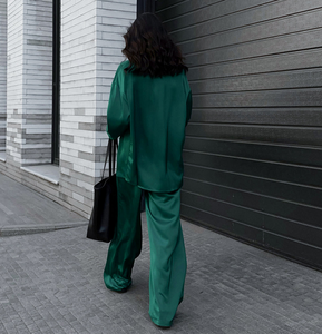 Runwaylover 1081真丝2022女士v领西装外套和修身西装外套 - Product Image 3