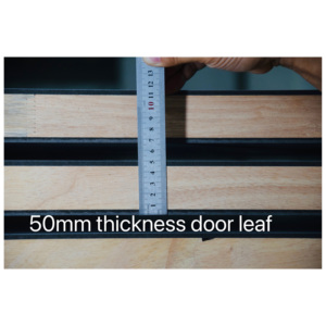 Nueva puerta <span class=keywords><strong>invisible</strong></span> de lanzamiento, placa de cristal de carbono, puerta de madera para interior de dormitorio, madera para casas, Villa - Product Image 3