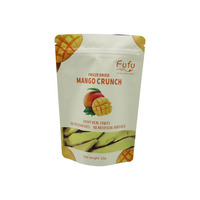 Custom Logo 20G Doy Pack Folie Frosted Rits Zakken Mat Bedrukken Staande Zakje Gedroogd Fruit Opslag Bopp Plastic Warmte Afdichting