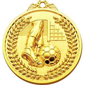 Médaille sportive plaquée or avec logo personnalisé, découpe et impression sur mesure, forme personnalisée, cadeau souvenir - Product Image 5