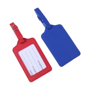 Etichette per Bagagli di Lusso in Pelle PU Personalizzabili con Logo, Vendita all'Ingrosso - Product Image 1