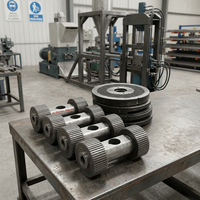 Machine de fabrication de granulés de bois biomasse automatique à haute productivité pour usage domestique avec moteur et engrenage, production de 300-500 kg/h, marque HOPE