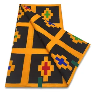 Nouveau véritable Pagnes 100% coton Original vraie cire Robe capulana pagne tissu africain pour Robe de mariée