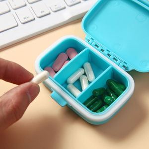 Portable Pocket 3 Compartments Weekly 7 Days <b>Pill</b> Box Medicine <b>Case</b> <b>Storage</b> Container - Product Image 5