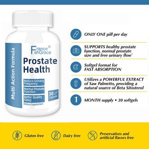 Extrait Complet de Haute Qualité pour la Santé de la Prostate, 30 Capsules pour Hommes, Soutien à la Santé de la Prostate, Complément Alimentaire pour la Santé de la Prostate - Product Image 2