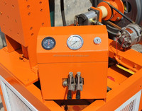 Machine à briques semi-automatique hydraulique mobile WT1-20, équipement de fabrication de blocs de terre sans palette, alimenté au diesel