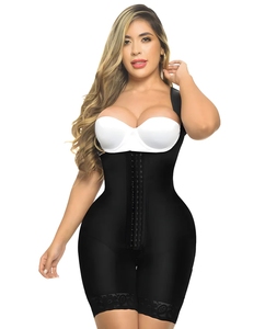 Combinaison de compression post-opératoire à 3 étapes avec bretelles amovibles et fermeture éclair latérale – Vente en gros - Product Image 1