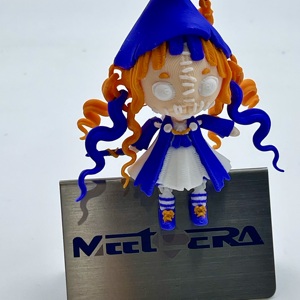Poupée effrayante imprimée en 3D de haute qualité, plusieurs couleurs, décoration de bureau pour enfants, jouets fantaisie, jouet en forme de cône spiralé, Meetcera Machining - Product Image 4