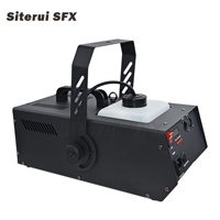 Siterui SFX Puissante machine à fumée 1500W Création d'effets de brouillard artificiel pour les scènes et les événements Nouveau brumisateur de châssis noir