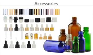 Botellas de vidrio de aceite esencial de suero para el crecimiento del cabello de pared gruesa ovalada plana de 30ml de alta calidad con tapa cuentagotas de pipeta de bomba de empuje plateada - Product Image 6