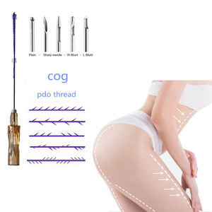 Yeni Kullanışlı Polidioxanona Cilt İplikleri Cog Dikenli İplik 4D Lifting Künt L İğneli <span class=keywords><strong>Pdo</strong></span> İplikleri - Product Image 3