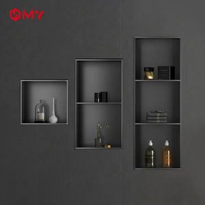 Estante de Almacenamiento para <span class=keywords><strong>Ducha</strong></span> Moderno, <span class=keywords><strong>Nicho</strong></span> Rectangular de Acero Inoxidable para Baño, <span class=keywords><strong>Nicho</strong></span> de Pared para <span class=keywords><strong>Ducha</strong></span> - Product Image 3