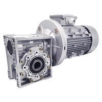 Réducteur de vitesse à vis sans fin série NMRV Moteur électrique avec 3 phases 4 pôles 50 Hz 220V/380V/400V Aluminium OEM Pas à pas acceptable 1.2