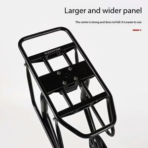 <span class=keywords><strong>Porte</strong></span>-Bagages Arrière de Vélo, Support de Transport Réglable <span class=keywords><strong>pour</strong></span> Bicyclette, <span class=keywords><strong>Porte</strong></span>-Colis <span class=keywords><strong>pour</strong></span> l'Arrière du Vélo en Alliage d'Aluminium, Capacité de 115 Lbs - Product Image 2