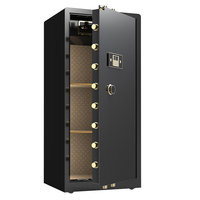Coffre-fort GJ-100 avec serrure électronique à empreinte digitale et serrure électronique à code, option clé, pour la maison, l'hôtel, la banque