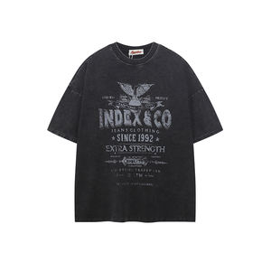 T-shirt basique décontracté imprimé ou uni de haute qualité, personnalisable, 100 % coton, coupe ample pour homme, respirant et écologique - Product Image 2