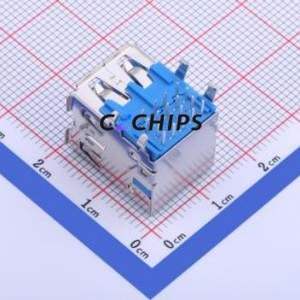 484060003 <b>USB</b> <b>Connector</b> Through hole Component (THT) <b>Connector</b> Type-A <b>USB</b> 3.0 Female Side Insert - Product Image 2