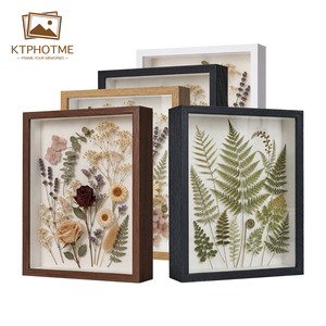 Black White Walnut MDF 8x8 8x10 10x10 16x16 Inch A4 Decoration Art Picture <strong>Photo</strong> <strong>Frame</strong> <strong>Deep</strong> 3D Shadow Box <strong>Frame</strong> With Plexiglass - Product Image 2