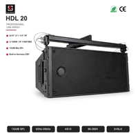 Sistem Speaker Line Array Aktif LS-HDL 20 Profesional untuk Audio PA