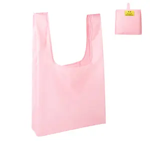 Nylon Foldable Tote Bag Custom Polyester Nylon Foldable Tote Shopping Bag