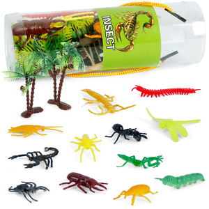 Miniature di <span class=keywords><strong>Animali</strong></span> Giocattolo Include <span class=keywords><strong>Animali</strong></span> da Fattoria, Zoo, <span class=keywords><strong>Safari</strong></span>, Dinosauri, Insetti, <span class=keywords><strong>Animali</strong></span> Marini, Set di Figurine Realistiche in Plastica Assortite - Product Image 3
