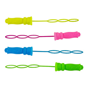 Fabbrica all'ingrosso a prezzi accessibili 24 pezzi 4 colori rosa bolla bacchetta giocattolo <span class=keywords><strong>3</strong></span> fori Design per più bolle per bambini - Product Image 4