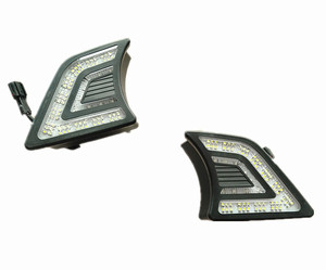 ไฟตัดหมอก LED สำหรับ Toyota Hilux <span class=keywords><strong>Vigo</strong></span> <span class=keywords><strong>Champ</strong></span>,อะไหล่รถยนต์<span class=keywords><strong>2011</strong></span>ถึง2014 DRL - Product Image 2