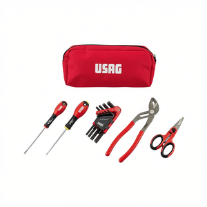 Usag Tool <b>Set</b> 6 Piece With Screwdrivers <b>Pliers</b> Scissors And Storage Bag For General Repair Tasks - Product Image 2