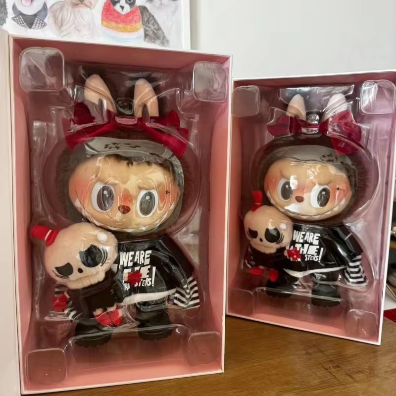 Labubu 38cm Doll Valentine'S Day the Monsters Catch Me if