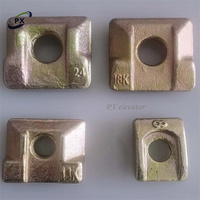 Clip de rail de guidage d'ascenseur T75/T89/T70/T114/T2.8/T3.8/T127/T90/8k/13k coussin d'amortissement de Rail d'ascenseur pièces de rechange d'ascenseur en fonte