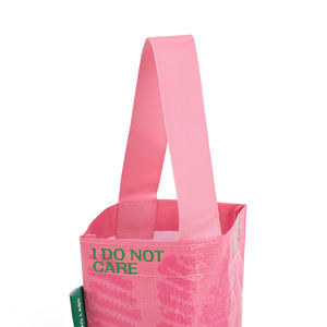 Bolsas Tote Pequenas de Filme Bopp Reutilizáveis com Design Personalizado OEM/ODM, Padrão de Letras e Logotipo Impresso, Impermeáveis - Product Image 4