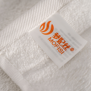 Chất Lượng Hàng Đầu Bông Khăn Set Tùy Chỉnh 100% Bông Khách Sạn Và Nhà <span class=keywords><strong>Jacquard</strong></span> Mặt Trắng Tinh Khiết Khăn Với Logo - Product Image 2