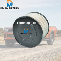 Filtre à air moteur haute performance 17801-0C010 AF26501 P902609 17801-0C020 pour pick-up diesel de taille moyenne, véhicule tout-terrain