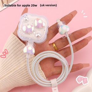Protezione per Cavo Dati con Spina Britannica per Ricarica Rapida 20W Compatibile con <span class=keywords><strong>iPhone</strong></span> 20W Presa di Alimentazione Apple UK Protezione Cavo per Inghilterra - Product Image 2