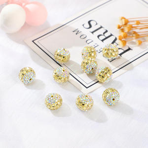 Novedad 2025: Cuentas Brillantes de Lucite con Forma Irregular de 16mm, Tipo Disco, para Hacer Collares y Bolígrafos - Product Image 2