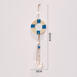 Colgante decorativo de estilo mediterráneo para colgar en la pared, jardín de infantes, faro colgante, <span class=keywords><strong>vela</strong></span>, artesanías de madera - Product Image 4