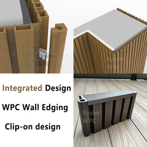 Revestimiento de Pared Acanalado de WPC Coextruido, Resistente al Agua y a los Rayos UV, Revestimiento Exterior con Aspecto de Madera Moderna para Fachadas de Hoteles y Villas - Product Image 6