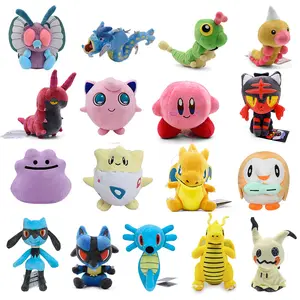 Wholesale Plush Toy Manufacturer Pocket Monster Fit Series Mini Plush Stuffed Animal Doll Pokemon Plush Toy