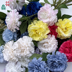 Flores de Seda de Peonía Artificiales, Decoraciones de Boda Modernas, Origen China - Product Image 3