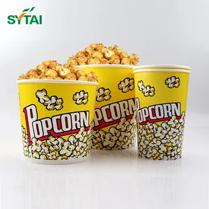 2018 Grosir Kotak Popcorn Sekali Pakai/Cangkir Popcorn/Ember Popcorn