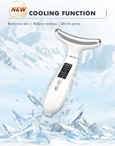 Masseur de Vibration du visage du cou Double réducteur de menton avec 4 Modes de couleur pour l'élimination des rides resserrement de la peau matériau ABS bouchons UK/EU - Product Image 6