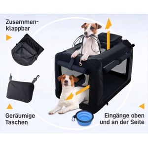 Échantillon gratuit : Vente en gros de cages pliantes portables pour animaux de compagnie, tentes pour chats et chiens, cages pour chiens, niches pour chats, cages pour chats à fixer sur la voiture - Product Image 3