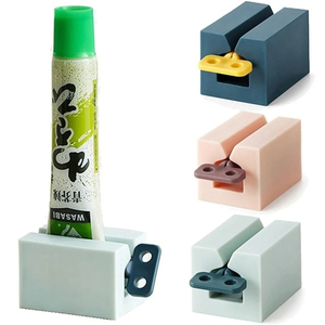 Exprimidor de Pasta Dental Multifuncional Portátil, Dispensador de Pasta Dental, Clips para Limpiador Facial, Herramientas para Presionar Tubos, Accesorios de Baño - Product Image 1