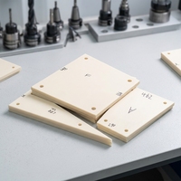 Plaque en nylon haute résistance PA66 PA6 MC, feuille de polyamide, trous percés sur mesure, usinage, fabrication, outil en plastique technique