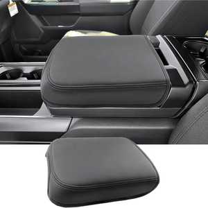 Optrcn Center Console Cover For Ford Mach E 2021 2022 2023 2024 2025, Leather Arm Rest Armrest Cover For Car, Center Console Armrest Cover Armrest Storage Box, Interior Accessories,E Red - View #6