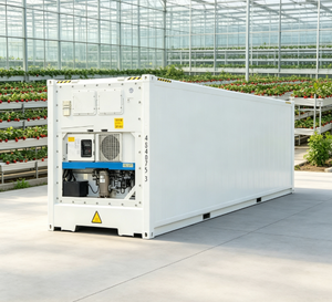 Serre mobile hydroponique clé en main pour fraises, système de culture verticale à climat contrôlé, prix usine - Product Image 1