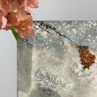 Grand miroir antique de style vintage moderne, couleur cuivre libre, pour table console, miroir décoratif antique
