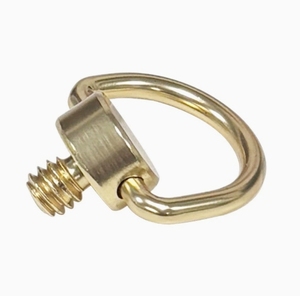LeGood stainless steel D ring screw 1/4-20 M6 custom logo for <b>camera</b> strap - Product Image 1