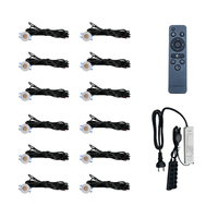 Kits de projecteurs LED encastrés pour véranda 3Wx12PCS - Lampes spot pour balcon et véranda
